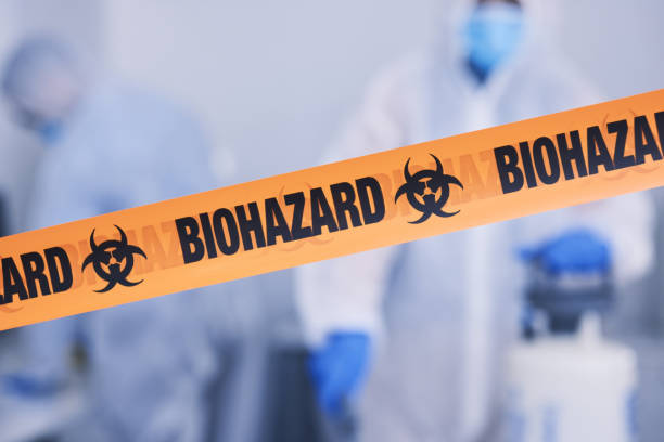Professional Biohazard Cleanup technician working in Buena, NJ